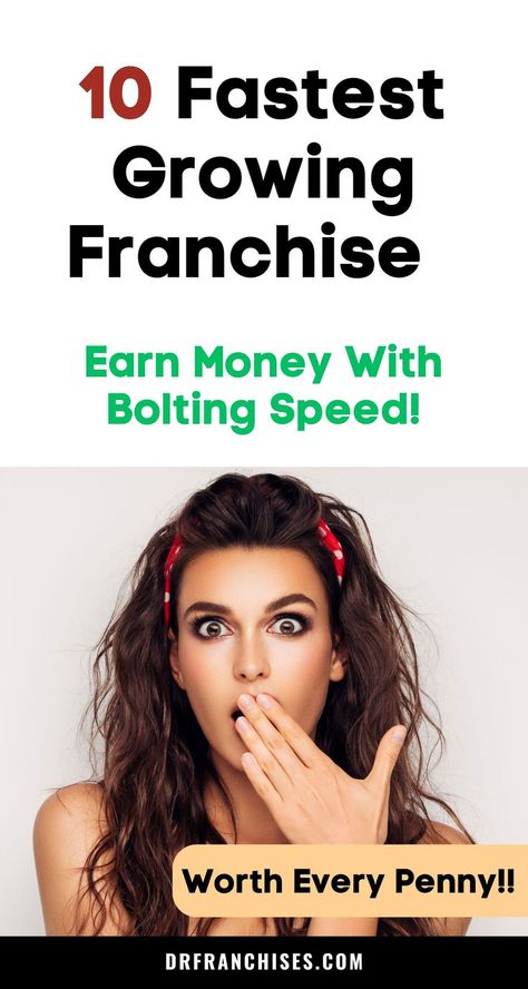 If you have no time to wait for 10-20 years for a franchise to earn a profit, then we've compiled a list of the 10 best and fastest-growing franchises that you can own. So, what are you waiting for? Click on the link. Owning A Franchise, Best Franchise Opportunities, Franchise Business Opportunities, Startup Business Plan, Franchise Opportunities, Franchise Business, Branding Session, Healthcare Industry, Millionaire Mindset