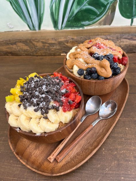 Acia Bowls Astetic, Aesthetic Acai Bowl, Acai Bowl Aesthetic, Bowl Aesthetic, Açaí Bowls, Acai Bowls, Healthy Food Dishes, Healthy Food Motivation, Healthy Food Ideas