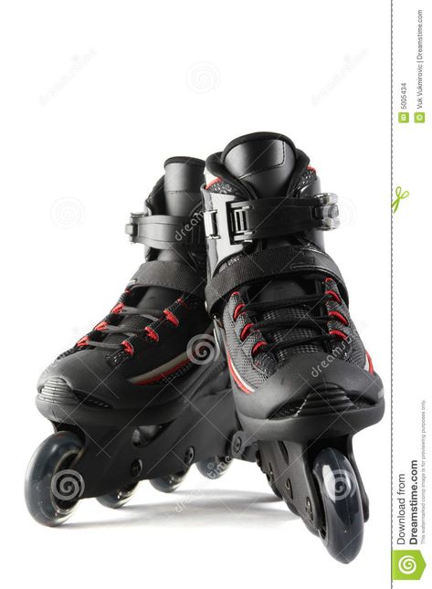 Inline skates. A pair of inline skates on white background with clipping path #Sponsored , #ADVERTISEMENT, #Sponsored, #skates, #inline, #clipping, #pair Inline Skates, Inline Skating, Front View, Fashion Illustration, Hiking Boots, Image Search, Photo Image, White Background, Stock Images