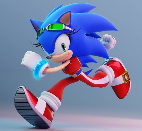 Female sonic Trans Sonic Fanart, Female Sonic The Hedgehog, Trans Sonic, Sonic Makeup, Female Sonic, Sonic Pfp, Pregnant With A Girl, Classic Sonic, Sonic Characters