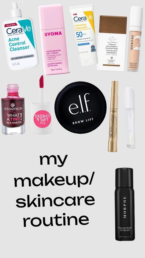 makeup/skincare routine for a 12 year old #makeup #skincare Makeup Skincare Routine, Kids Skin Care, Old Makeup, Girl Things, Makeup Skincare, Skincare Routine, Year Old, Make Up, Acne