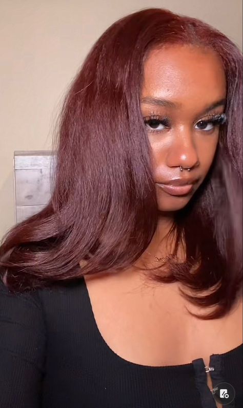 Red Hair On Brown Skin, Redish Brown Hair, Brownish Red Hair, Reddish Brown Hair Color, Copper Brown Hair Color, Red Brown Hair Color, Copper Brown Hair, Copper Hair Dark, Dark Auburn Hair