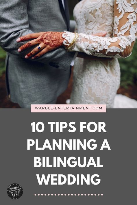 Bilingual Wedding, Evening Reception, Creative Wedding Ideas, Different Cultures, Different Languages, Wedding Planning Tips, Unique Things, Intimate Weddings, Small Wedding