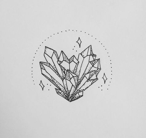 Crystal Tattoo Simple, Small Crystal Tattoo, Flower Tat, Crystal Tattoo, Tattoo Simple, Leg Sleeve, Leg Sleeves, Simplistic Tattoos, Tattoo Style