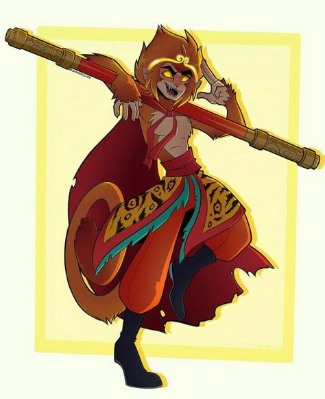 The Monkey King Art, Monkey King Art, Son Wukong, Monkie King, Handsome Monkey King, Lego Monkey, Chinese Mythology, Monkie Kid, Sun Wukong