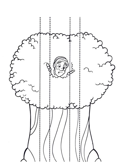 Zacchaeus Zacheus Craft, Kids Church Activities, Bible Crafts Sunday School, Sunday School Coloring Pages, Bible Activities For Kids, Sunday School Kids, Preschool Bible, Sunday School Crafts For Kids, Christian Crafts