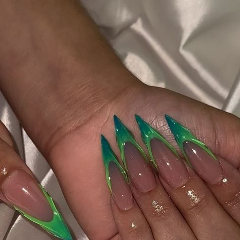 GRAND PRAIRIE TX📍75052 on Instagram: "summer stilettos 😍😍  • • • #nailsnailsnails #nails #fypシ #dallasnailtechs #nailaddict #stilletonails #summer #summervibes #nailsofinstagram #nailjunkie #fypage" Extra Nail Designs, Celebrity Nails, Grand Prairie, Instagram Summer, Creative Nails, Rhinestone Nails, Stiletto Nails, Green Nails, Acrylic Nail Designs