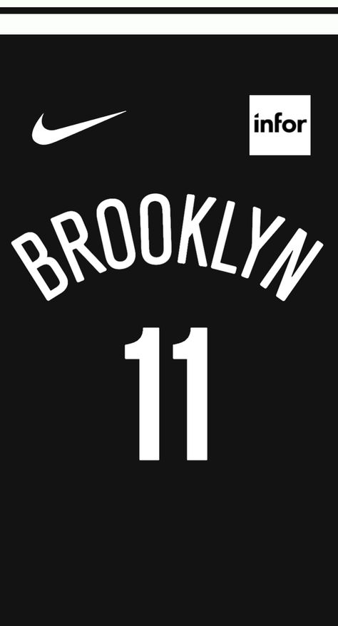 All credits to the owners. Featuring Kyrie Irving Brooklyn Nets #11 NBA Nike Icon Jersey with the sponsor logo, Infor. Just used Powerpoint :) Kyrie Irving Jersey Wallpaper, Brooklyn Nets Wallpapers Iphone, Kyrie Irving Wallpapers Brooklyn, Kyrie Irving Wallpapers, Kyrie Irving Jersey, Kyrie Logo, Kyrie Irving Brooklyn Nets, Wallpapers God, Brooklyn Nets Jersey