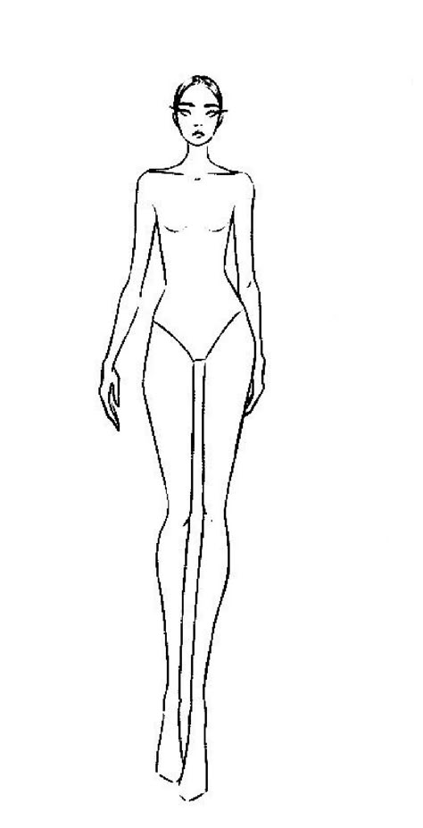 Fashion Sketch Mannequin, Mannequin Figure Drawing, Fashion Mannequin Template, Fashion Sketch Model Template, Drawing A Mannequin, Mannequin Body Drawing, Mannequin Design Drawing, Fashion Design Base Sketch, Model Stencil Fashion