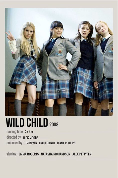 Wild Child Movie, Polaroid Movie Poster, Movie Card, Iconic Movie Posters, Girly Movies, Film Posters Minimalist, Film Posters Vintage, Movie Poster Wall, Chick Flicks