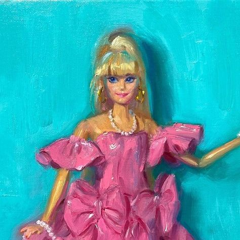 Noah Verrier on Instagram: "My oil painting of Barbie - Available later today join my mailing list for the drop #art #painting #barbie" Barbie Oil Painting, Painting Barbie, Barbie Painting, Art Assessment, Mid Term, Ap Art, The Drop, August 17, Barbie World