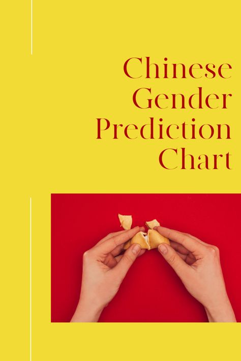 The Chinese Gender Predictor chart is a fun way to guess the gender! #baby #babygender #pregnancy Chinese Gender Predictor, Chinese Gender Prediction, Gender Prediction Chart, Gender Chart, Guess The Gender, Gender Predictor, Pregnancy Chart, Gender Prediction, Chinese Gender