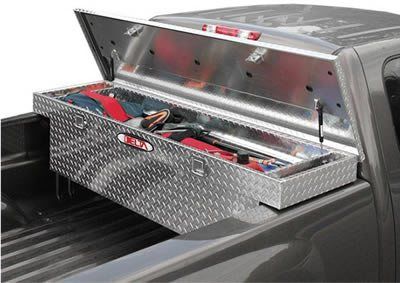 Best Truck Tool Box - Or Make Your Own to Fit Your Pickup Truck | Pickup World Rigid Tool Box, Pickup Tool Boxes, Truck Tool Boxes, Truck Organization, Full Size Pickup Truck, Truck Tools, Truck Boxes, Truck Storage, Truck Tool Box