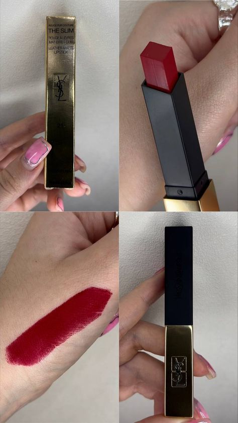 #swatches #lips #ysl Ysl Foundation, Dark Foundation, Gemstones Chart, Ysl Beauty, Face Care, Makeup Routine, Yves Saint Laurent, Saint Laurent, Foundation