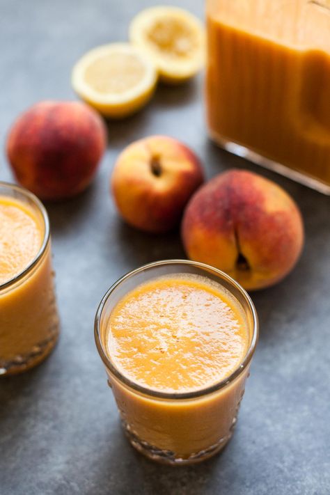 Peach Nectar - A Calculated Whisk Peach Nectar Recipe, Peach Margarita, Baked Sweets, Peach Nectar, Healthy Cake Recipes, Peach Salad, Southern Dishes, Peach Juice, Juice Recipe