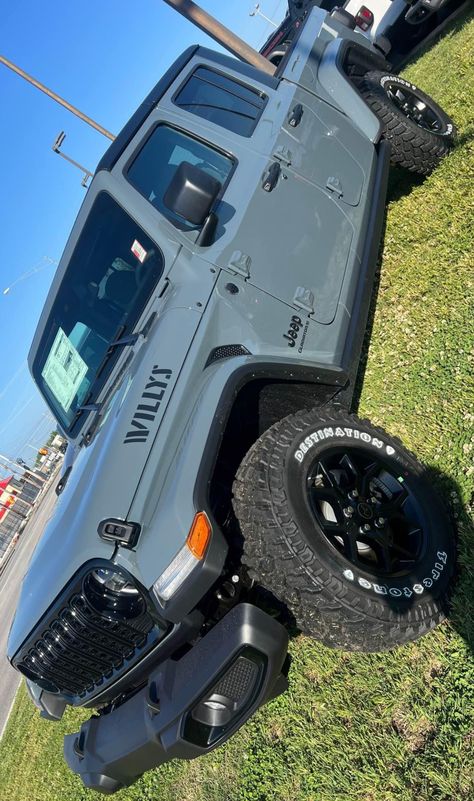 Jeep Gladiator JT Sport S Willys Anvil Clearcoat Special Edition British Car, Matching Outfits Best Friend, Jeep Cars, Wrangler Unlimited, Jeep Gladiator, Jeep Wrangler Unlimited, British Cars, Jeep Wrangler, Matching Outfits