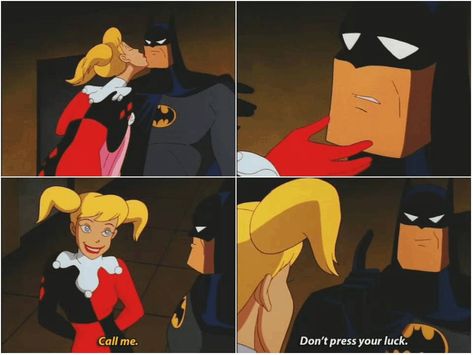 Batman & Harley Quinn Harley Quinn X Batman, Batman X Harley Quinn, Harley Quinn And Batman, Batman And Harley Quinn, Batman And Harley, Harley Batman, Batman Gif, Batman Tas, Comic Women