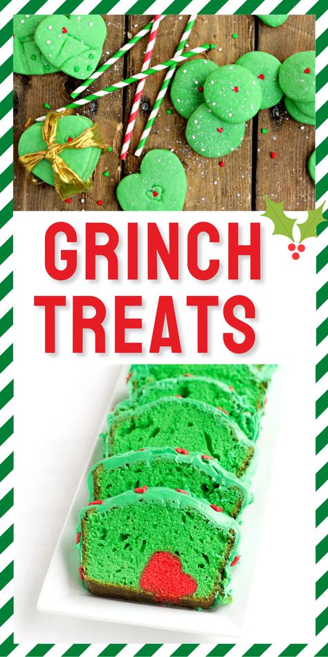 Grinch Sandwich, Grinch Bread, Christmas Crafts Grinch, Grinch Foods, Grinch Float, Grinch Snacks, Grinch Recipes, Grinch Treats, Grinch Christmas Treats