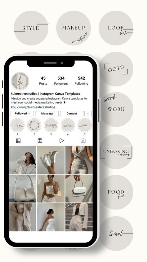 Instagram Highlight Innovations Grey Instagram Highlight Covers, White Instagram Highlight Covers, Story Backgrounds, Instagram Design Layout, Gray Instagram, Instagram Branding Design, Small Business Instagram, Aesthetic Templates, Business Branding Inspiration