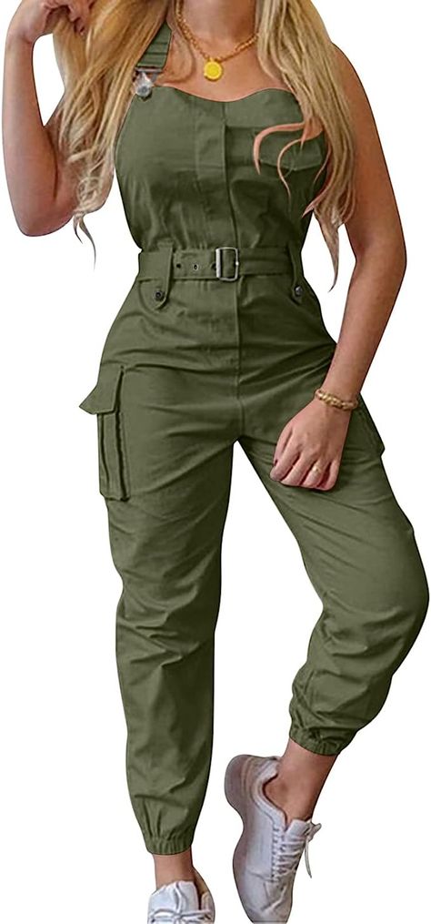 Jumper Outfit Jumpsuits, Cargo Pants Ideas, Moda Hippie Chic, Airport Attire, Jumpsuits Elegant, Jumpsuit Styles, Cute Outfits Winter, Safari Outfit, Jumpsuits Casual