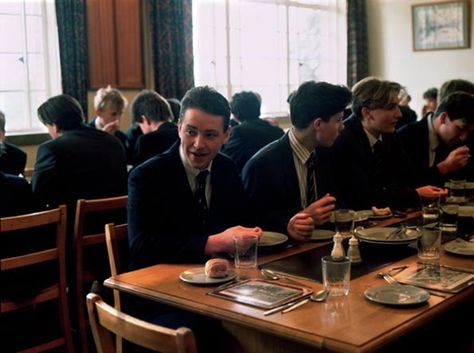 Boarding School Dorm, Boarding School Aesthetic, Eton College, School Dinners, Prep School, Dead Poets Society, Catholic School, Albus Dumbledore, Boarding School