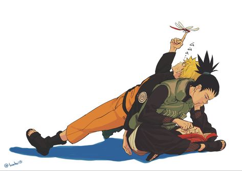 Naruto X Shikamaru, Tenten Naruto, Konoha Village, Naruto And Shikamaru, Shikamaru Nara, 19 Days Characters, Shonen Jump, Kakashi Sensei, Naruto Fan Art