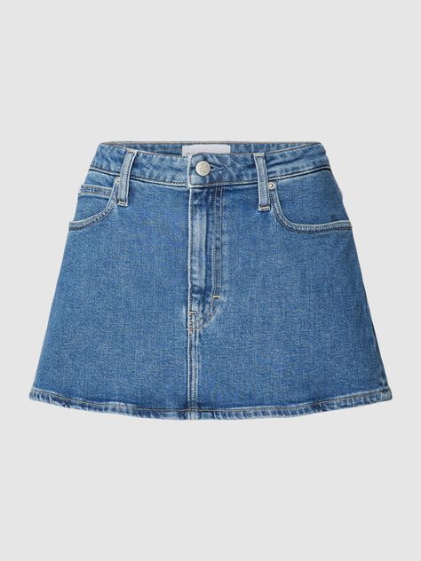 Der Minirock von Calvin Klein Jeans ist aus einem Baumwoll-Mix mit Stretch-Anteil gefertigt und gerade geschnitten. Er zeigt sich mit Label-Patch, Knopf- und Reißverschluss sowie im 5-Pocket-Design. Calvin Klein Outfits, Calvin Klein Denim, Preformance Outfits, Calvin Klein Jeans Women, Denim Mini Skirt, Jean Skirt, Calvin Klein Jeans, Pocket Design, Aesthetic Clothes