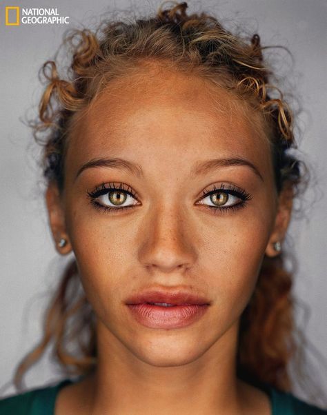 According to National Geographic, this is what the average American will look like in the year 2050. the future is mixed race Racially Ambiguous, Most Beautiful Eyes, Japanese Hairstyle, Real Beauty, Interesting Faces, Beauty Face, Beautiful Eyes, National Geographic, Cut And Style