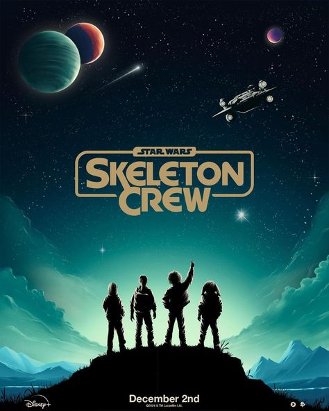 Disney Lovers! • Instagram Adventure Poster, Skeleton Crew, Video Game Posters, Star Wars Drawings, Star Wars Yoda, Disney Lover, Love Stars, Disney Plus, New Poster