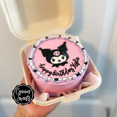 Y2k Kuromi, Wallpaper Kuromi, Kuromi Cake, Cake Hello Kitty, Lunchbox Cake, Hello Kitty Birthday Cake, Cake Cute, Cake Wallpaper, 13 Birthday Cake