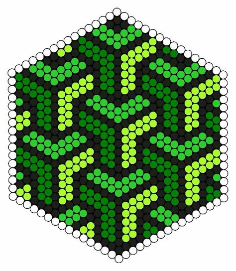 pour le motif dans d'autres couleurs Fusion Beads, Pearl Beads Pattern, Melty Bead Patterns, Fuse Bead Patterns, Art Perle, Hama Beads Design, Motifs Perler, Diy Perler Bead Crafts, Bead Sprite