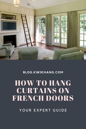 Hanging Drapes Over French Doors, Curtains Interior French Doors, Drapes Over French Doors, Drapes For French Doors, French Patio Door Window Treatments, Curtain French Door, Curtains For French Doors Living Room, Curtains On French Doors, Curtains French Doors