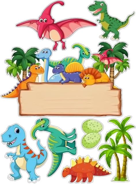 Topper Cake Dinosaurus Dinasour Toppers Printable, Dinosaur Topper Printable, Dinosaur Cake Topper Printable Free, Dino Cake Topper Printable, Happy Birthday Topper Printable, Dinosaur Cake Topper Printable, Topper Dinosaurus, Zoo Cake Topper, Dinosaur Topper