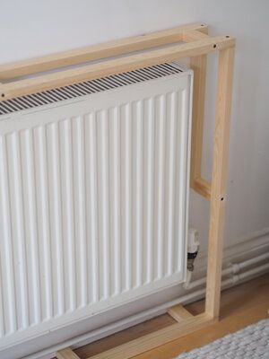 Chimney Space Ideas, Diy Radiator Cover, Mdf Wall Panels, Home Radiators, Heater Cover, Radiator Cover, Diy Interior, Easy Diy Projects, Wall Paneling