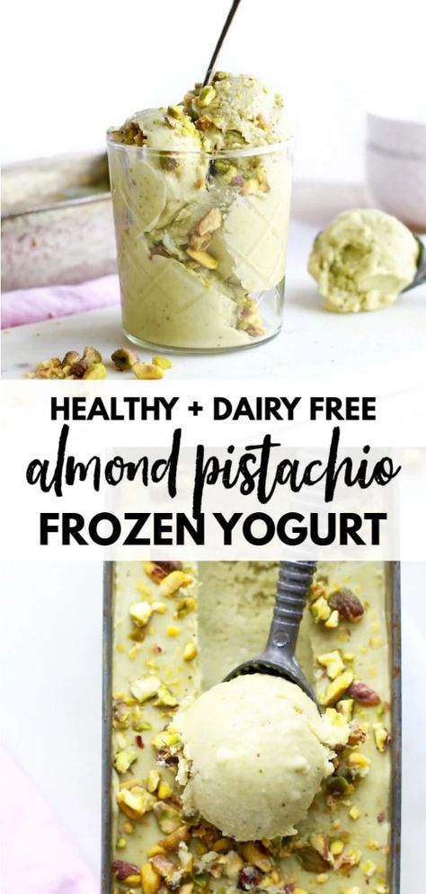 Frozen Yogurt Recipe Healthy, Vegan Frozen Yogurt, Healthy Frozen Yogurt, Frozen Yogurt Recipe, Homemade Frozen Yogurt, Ice Cream Alternative, Frozen Yogurt Recipes, Healthy Ice Cream Recipes, Yogurt Recipe