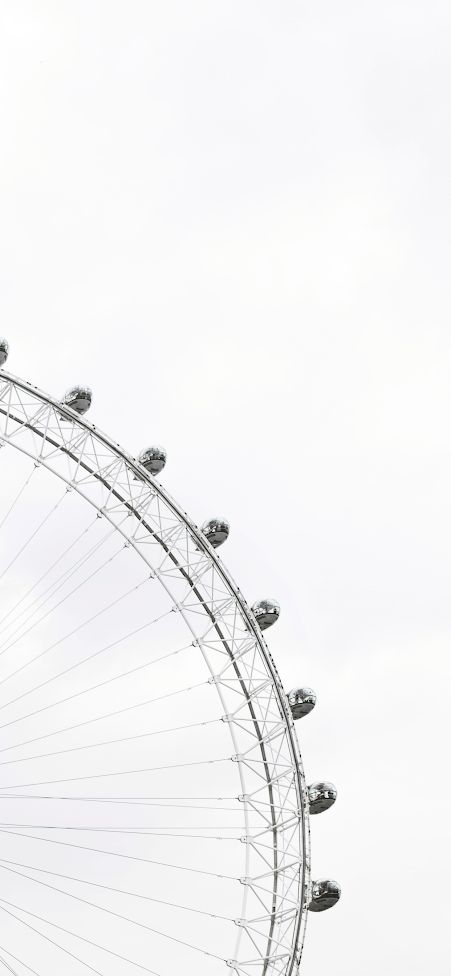 Ferris Wheel Wallpaper for phone | HeroScreen Wallpapers White Hd Wallpaper Iphone, White Iphone Wallpaper Aesthetic Simple, White Abstract Wallpaper Iphone, Minimalistic White Wallpaper, White Wallpaper For Iphone Hd, Iphone White Wallpaper Aesthetic, Aesthetic Wallpaper Ipad Hd, White Live Wallpaper, White Background Aesthetic Wallpaper