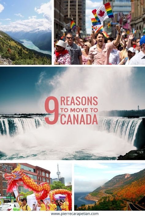 Why is Canada the best place to live? We've got nine reasons to move to Canada and why more and more people are choosing to call Canada home. Canada Dream, Move To Canada, Backpacking Canada, Moving To Toronto, Working Abroad, Best Place To Live, Canadian Things, Toronto Condo, Canada Holiday