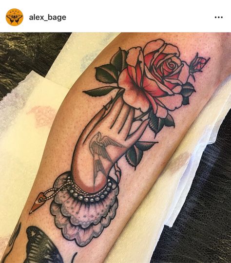 American Traditional Hand Holding Flower, Victorian Hand Tattoo, Hand Holding Something, Hand References, Hands Holding Flowers, Flash Ideas, Victorian Hand, Hands Art, Hand Reference