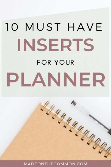 10 Awesome Inserts you need in your Planner To Do Planner, Planner Setup, Discbound Planner, Planner Tips, Planner Pdf, Planner Set, Best Planners, Planner Inspiration, Planner Layout