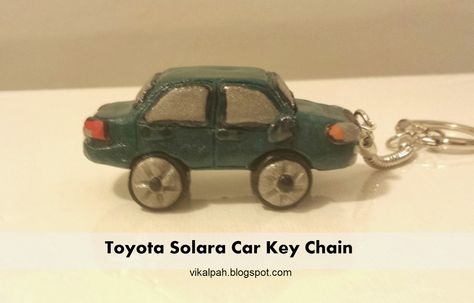 Vikalpah: Polymer Clay Car Key chains Polymer Clay Car, Clay Car Decor, Clay Car Hanging, Clay Car, Mouldit Clay Art Keychain, Clay Keychain, Mercedes Car, Car Keychain, Car Keys