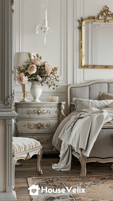 French Provincial Furniture French Provincial Style Homes, French Colonial Bedroom, French Country Girls Bedroom, Modern French Bedroom Decor, French Provincial Decor Bedroom, French Chateau Bedroom, Provincial Interior Design, French Provincial Interior, French Provincial Interior Design