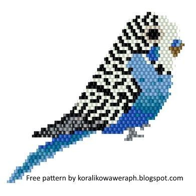 Brick Stitch Animal Patterns, Miyuki Beads Pattern, Seed Bead Jewelry Patterns, Seed Bead Crafts, Diy Bead Embroidery, Bird Beads, Brick Stitch Earrings, Brick Stitch Pattern, Seed Bead Patterns