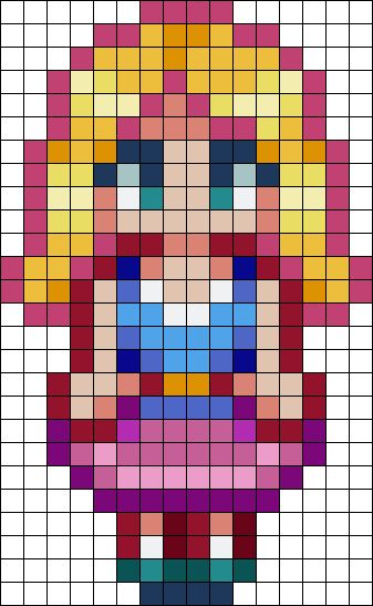 Stardew Valley Hama Beads, Stardew Sprites, Stardew Valley Embroidery, Haley Stardew Valley, Hamma Beads Ideas, Easy Perler Bead Patterns, Pearl Beads Pattern, Easy Perler Beads Ideas, Pixel Art Templates