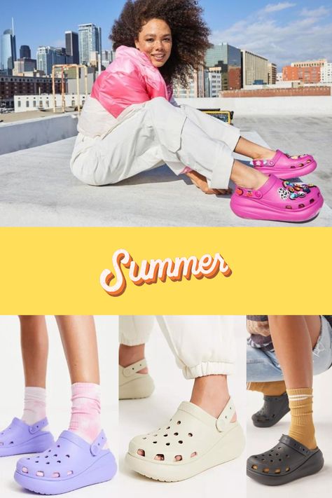 🧡💚💛https://amzn.to/3oNvCym

Introducing the Classic Mega Crush Clog, featuring a unique 2.4 inch (60mm) platform ready to take any outfit to the next level

#crocs #shoes #megacrush #platform #summershoes #summercrocs #crushcrocs Crush Clog Crocs Outfit, Megacrush Crocs, Crocs Crush Clog Outfit, Mega Crush Crocs, Crush Crocs, Mega Crush Clog, Clog Outfit, Crocs Outfit, Crocs Shoes