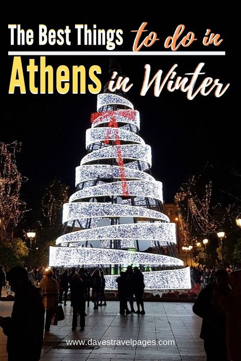 Athens Greece Winter, Athens In Winter, Greece In Winter, Athens Greece Aesthetic, Greece Winter, Athens Restaurants, Acropolis Greece, Winter City Break, Things To Do In Athens