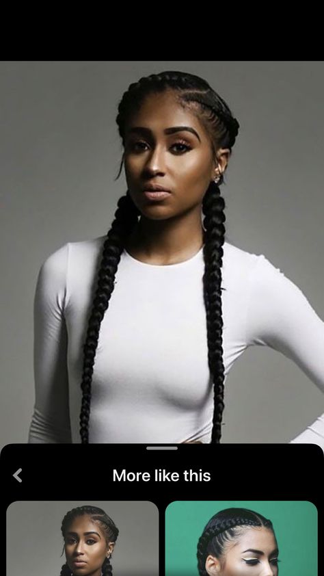 2 Corn Row Braids Black Women, Natural French Braids For Black Women, Dutch Braid Black Women, Dutch Braids Black Women, Two Braids Into One, French Braid Hairstyles For Black Women, French Braids For Black Women, Hairstyles For Afro Hair, Cornrows Hair