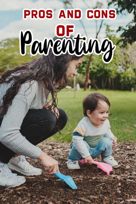 Being a parent definitely has its pros and cons. As you are raising your kids you’ll quickly find out that all aspects of parenting are not sunshine and rainbows. Benefits including unconditional love from your kids, reliving childhood experiences, and that rewarding feeling when you teach them things do outweigh the cons hands down. The disadvantages of not always having a babysitter, cleaning up poopy diapers, and spending countless nights awake are just part of the job Being A Parent, Mom Hacks, Positive Parenting, Pros And Cons, About Art, Unconditional Love, Parenting Tips, Tattoo Artist, Parenting Hacks