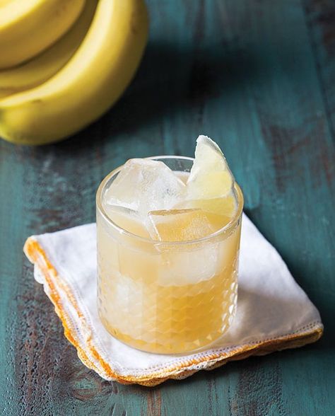 Banana Liqueur Cocktails - Imbibe Magazine Tequila Mix, Tropical Recipes, Rye Cocktails, Banana Cocktails, Banana Liqueur, Liqueur Drinks, Brandy Cocktails, Tropical Food, Aged Rum