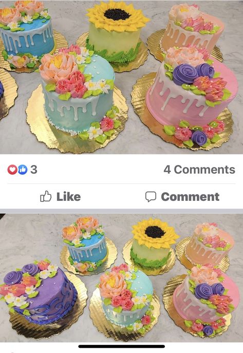 6in Cake, Fall Cakes, Cake Inspo, Bday Cake, Cake Decor, Baking Ideas, Cake Decorating Techniques, Cake Ideas, Cupcake Cakes