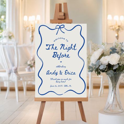 Rehearsal Dinner Themes, Handwritten Place Cards, Rehearsal Dinner Sign, Rehearsal Dinner Welcome Sign, Rehearsal Dinner Menu, Engagement Party Diy, Night Before Wedding, Rehearsal Dinner Decorations, Wedding Rehearsal Dinner Invitations